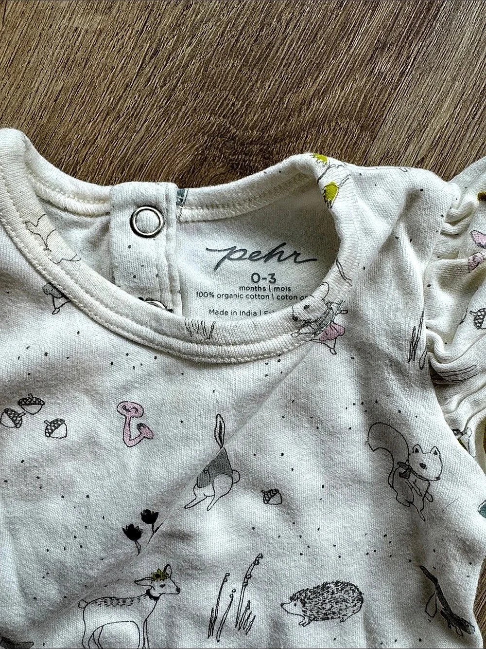 Pehr Baby Animal Print Bodysuit 0-3M